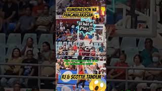 LAKAS ng BAGONG TANDEM😱😱😱 shortsfeed shortvideo shorts ginebra pba smb basketball [upl. by Olyhs]