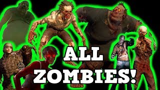 ALL THE ZOMBIES YOU WILL SEE IN STATE OF DECAY 2 [upl. by Enyleuqcaj]