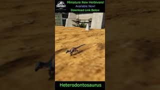 MINIATURE NEW HERBIVORE  Heterodontosaurus  Download Link Included  JWE Mods  shorts [upl. by Hays]