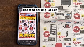 Updated Harbor Freight parking lot sale October 2024 [upl. by Sivahc]