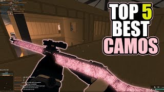 Phantom Forces  TOP 5 BEST CAMOS  New Series Enter To Win Robux [upl. by Short700]