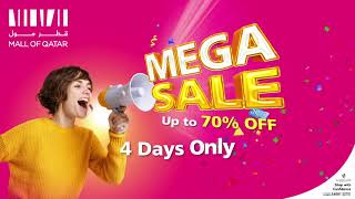 MEGA SALE at Mall of Qatar – Up to 70 OFF 🛍️🎉 [upl. by Llenol725]