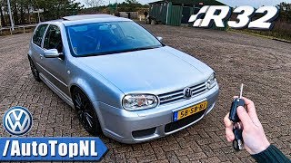 VW Golf MK4 R32 REVIEW POV Test Drive by AutoTopNL [upl. by Joung]