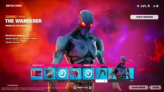 Fortnite Chapter 5 Season 3 Battle Pass Showcase All Tiers [upl. by Lebar]