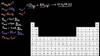 Application  Calcul de la quantité de produit lors dune réaction avec un réactif limitant [upl. by Anelhtak]