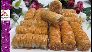 Çıtır Çıtır Burgu Baklava Nasıl Yapılır  Pratik Yemek Tarifleri [upl. by Ogait]