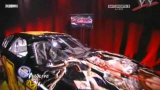 WWE RAW 10262009 MVP amp Mark Henry Vs The Legacy amp Kofi Kingston Destroy Randy Ortons New Car 22 [upl. by Wulf]