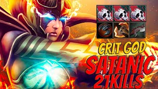 SATANIC Crit God 21 Kills PA Carry Destroying Dyrachyo Pro GameplayObserve and Learn [upl. by Swithin]