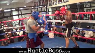 Shawn Porter 2001 14 KOs sparring Ashley Theophane 3151 10 KOs Mayweather Boxing Club [upl. by Nakada]