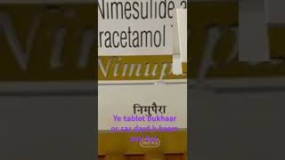 Nimesulide Tablets Full information in hindi basicmedicineknowledge medicineinformation [upl. by Naara]