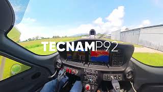 FLYING THE TECNAM P92 WITH DUAL GARMIN G3X AND ROTAX 912IS [upl. by Asa]