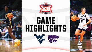 West Virginia vs Kansas State  Phillips 66 Big 12 Womens Basketball Championship  March 9 2024 [upl. by Halas150]