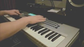 Rammstein Links 2 3 4 Rock keyboard cover Yamaha Motif MO6 MOXF Motif Xf игра на синтезаторе [upl. by Rehpoitsirhc254]