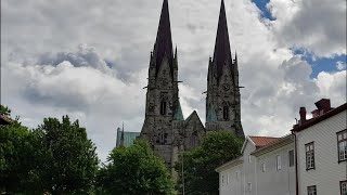 Två sammanringningar med alla fyra klockorna i Skara domkyrka 20212022 bildspel 10 inspelningar [upl. by Sirref]