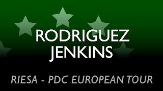 PDC European Tour Riesa  Rodriguez vs Jenkins  last 16 [upl. by Atiuqrahc]