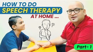 How to do SPEECH THERAPY at Home Part1  AUTISM THERAPIES [upl. by Serdna]