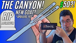 THE NEW BEST BEGINNERBUDGET BALISONG NABALIS CANYON REVIEW [upl. by Curley444]