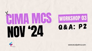 CIMA Management Case Study MCS November 2024 Shinyglas  Workshop 03 P2 [upl. by Niessuh]