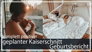 Geburtsbericht  geplanter Kaiserschnitt  Ablauf und Genesung  komplett positiv  KaroLovesMilka [upl. by Aralomo]