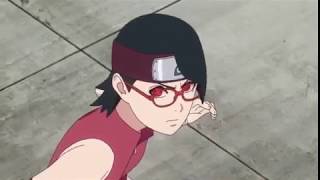 Sarada vs Tarui  Exame Chunnin  Boruto EP 58 [upl. by Jerrylee]