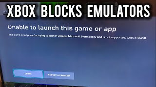 Xbox Bans Emulators in Retail Mode  MVG [upl. by Barb]