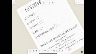 Make a Marie Kondo Checklist before going on vacation [upl. by Atener]