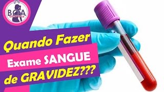 Após a RELAÇÃO Quando devo fazer o TESTE gravidez de SANGUE [upl. by Ahsenat]