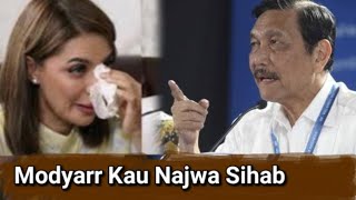 NAJWA SIHAB SOK PAHLAWAN SOK IYES DITAMPOL LANGSUNG SAMA OPUNG LUHUT AGRI LAPOR KERUMAH JOKOWI [upl. by Selmore]