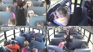 Wawasee On Board Bus Crash Video [upl. by Marmawke429]