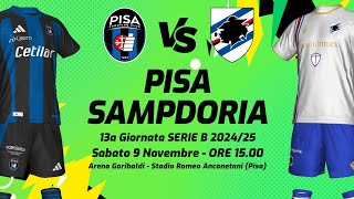 SAMPDORIA SENZA CAPO NÉ CODA IL PISA RINGRAZIA E VINCE FACILE 30 [upl. by Ayaj]