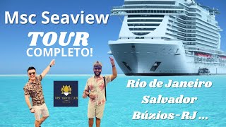 Tour no Navio MSC Seaview Você vai amar esse Cruzeiro [upl. by Irtak]