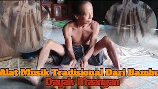 Dayak Maanyan▶️ Alat Musik Tradisional Salung Paring [upl. by Nelehyram]