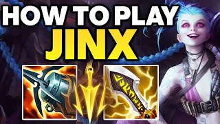 How to Play Jinx  Jinx ADC Gameplay Guide  Best Jinx Build amp Runes [upl. by Zamora]