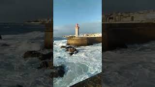 Rough seamatosinhos beach crazywateratlanticocean [upl. by Toffey]