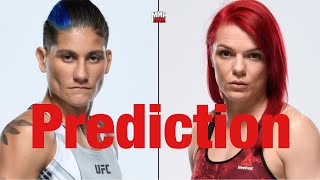 Priscila Cachoeira Vs Gillian Robertson Prediction [upl. by Ynavoeg969]