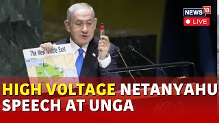 Netanyahu Warns Iran At UNGA  LIVE Netanyahu Speech  Israel Hezbollah Latest News  N18L [upl. by Cherian]