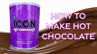 How to make ICONs hot chocolate [upl. by Walczak]