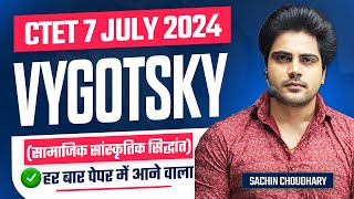 CTET 2024 July LEV VYGOTSKY Theory by Sachin choudhary live 8pm [upl. by Shuler]