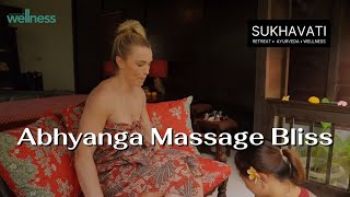 Abbey Holmes Ayurveda Massage at Sukhavati Bali [upl. by Ainessej639]