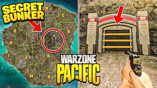 NEW WARZONE MAP amp SECRET BUNKER full WALKTHROUGH Warzone Pacific [upl. by Kelbee275]