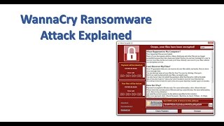 WannaCry Ransomware Explained [upl. by Chadd]