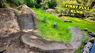 We Finished the Back Garden Dirt Jump Line [upl. by Annaxor]