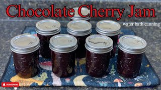 Unleash the Magic Canning Rich Chocolate Cherry Jam [upl. by Tamaru]