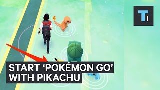 Pokemon GO Pikachu starter [upl. by Anitsrihc]