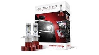 JW speaker H1 LED headlight conversion kit [upl. by Hervey10]