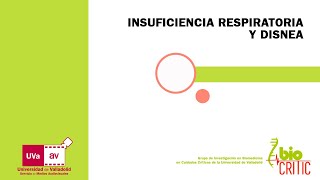 INSUFICIENCIA RESPIRATORIA Y DISNEA [upl. by Binnie]