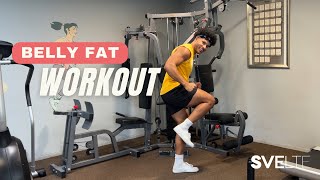 Best Standing Belly Fat Workout [upl. by Nnylharas75]