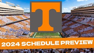 Tennessee 2024 College Football Schedule PreviewProjected Record [upl. by Pardew]