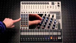 Peavey XR1212 powered mixer Part 1 [upl. by Erreipnaej]