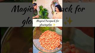 Masoor Dal Facepack for skin Brightening amp glowing✨️yt whitening masoordalfacepack trending [upl. by Otrevlig]